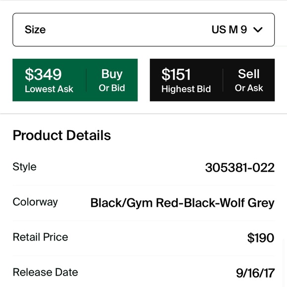 Air AJ Jordan Retro 8 "Bred-Black Cement" - Picture 10 of 11